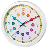 Horloge murale Hama pour enfants, apprentissage facile, diamètre 30 cm, faible bruit