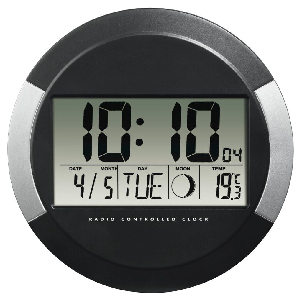 HAMA RADIO DCF CLOCK PP-2445 BLACK