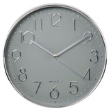 Hama horloge murale élégance ø 30 cm gris argenté silencieux