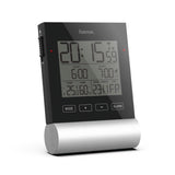 Hama Radio -Driven Alarm clock Black Line Black