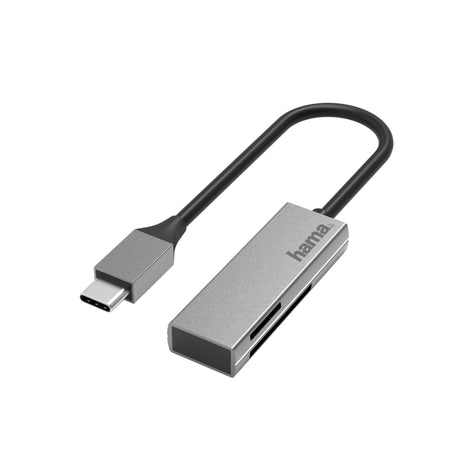 Hama Lecteur de cartes USB USB-C USB 3.0 SD MicroSD Alu