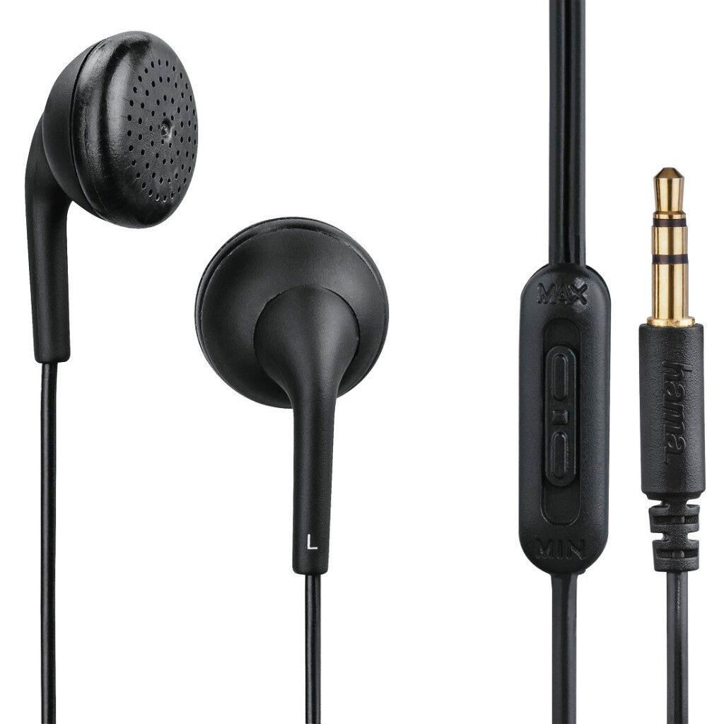 Hama Enhplugs Tubby Earbuds Control Control Black