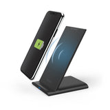 Hama chargeur sans fil qi-fc10s 10 w chargeur sans fil pour smartphone noir