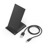 Hama chargeur sans fil qi-fc10s 10 w chargeur sans fil pour smartphone noir
