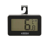 Xavax thermomètre numérique pour réfrigérateur, congélateur et congélateur coffre, noir