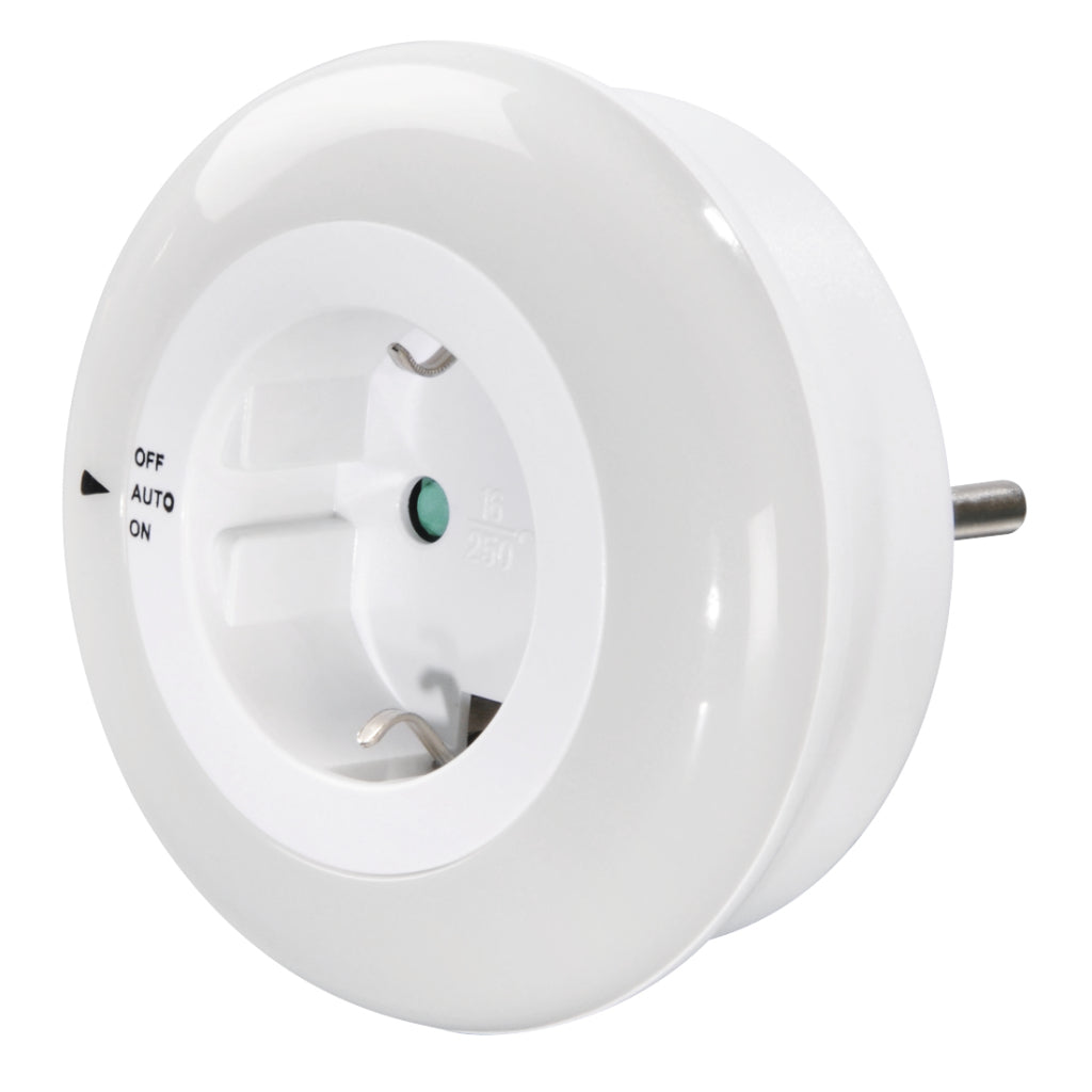Hama LED veilleuse cercle m. intégré. protection contre les contacts du capteur de lumière de la prise