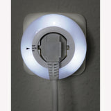 Hama LED veilleuse cercle m. intégré. protection contre les contacts du capteur de lumière de la prise