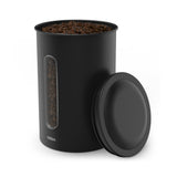 Boîte à café Xavax pour 1,3 kg en grains ou 1,5 kg de poudre, hermétique, aromatight, noir