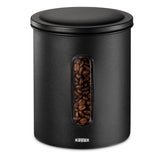 Boîte à café Xavax pour 500 g de grains ou 700 g de poudre, hermétique, aromatight, noir
