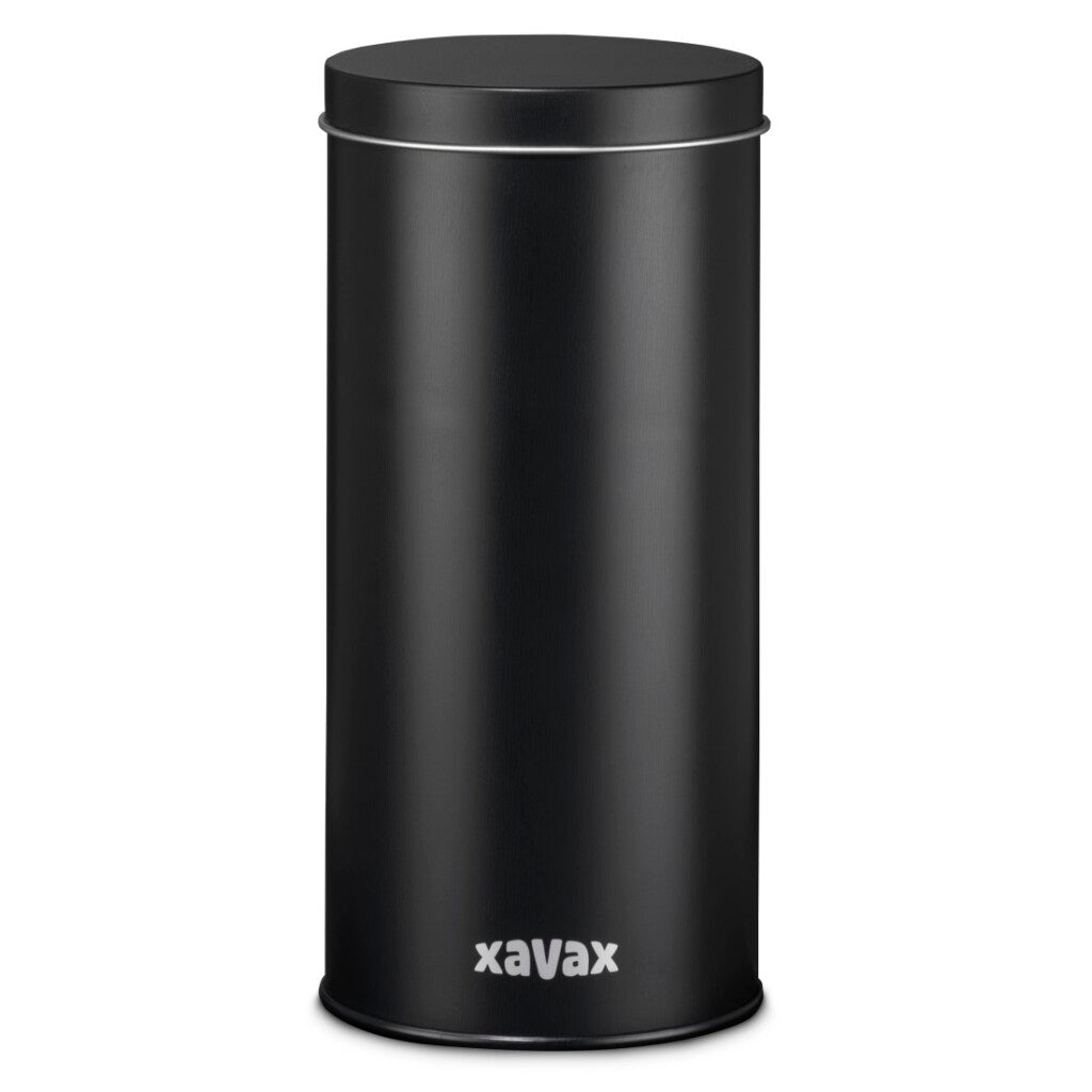 Boîte à dosettes de café Xavax pour stocker 20 dosettes Senseo etc. métal noir