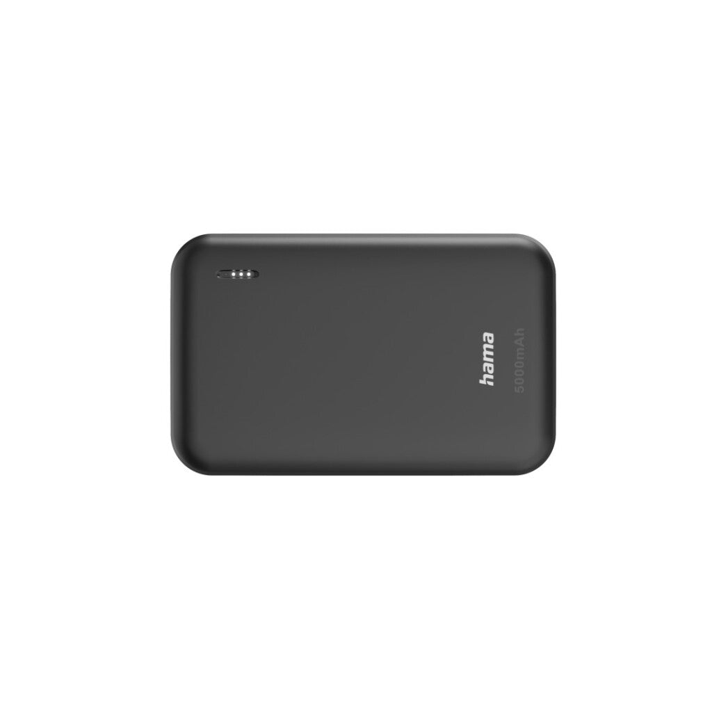 HAMA Power Pack Pocket 5 5000mAh Utgångar: 2x USB-A Anthracite