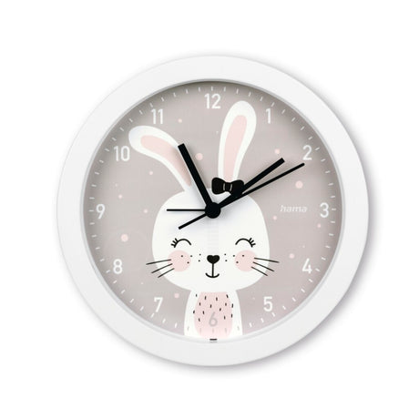 Hama horloge pour enfants Maui ne tic-tac, horloge de table avec fonction réveil, ø 16 cm