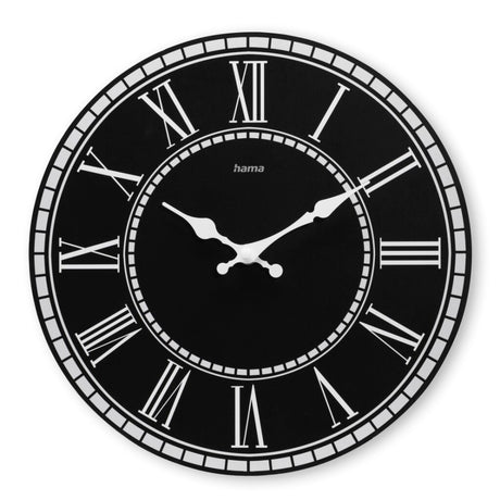 Hama horloge murale rab vintage ne coche pas 30 cm mdf noir et blanc