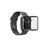 Hama Film de protection d'écran super hybride pour Apple Watch 7 8 9 41 mm, aide au montage
