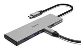 Hama Hub USB-C 4 ports 2x USB-A 2x USB-C USB 3.2 Gen2 10 Gbit S PD Alu