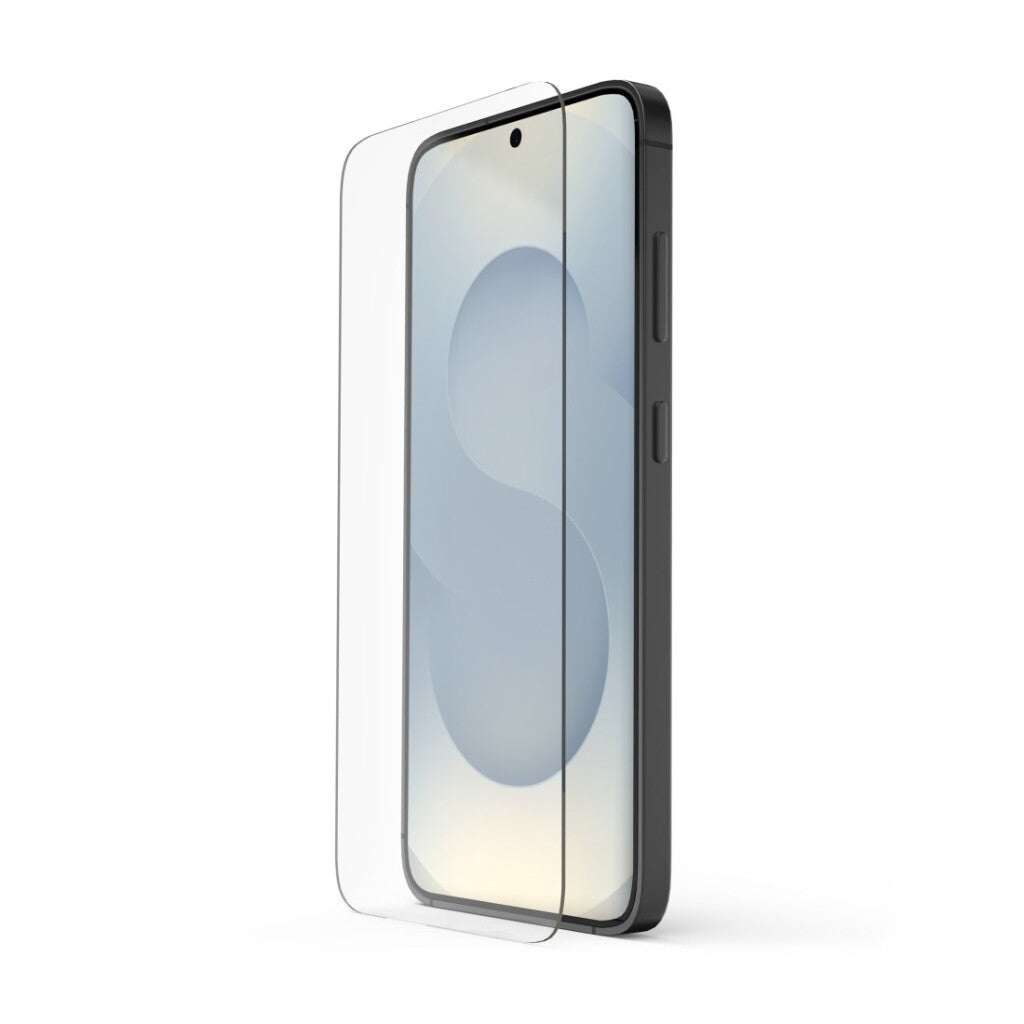 Verre de protection transparent pour téléphone Hama, aide au montage du Samsung Galaxy S25 Edge