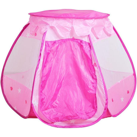 Tente de jeu avec 100 balles rose