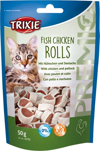 Rouleaux de poulet et de poisson premium Trixie