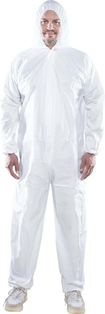 Wolfcraft - salopette jetable avec capuche - xxl - 4970000