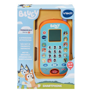 Smartphone Vtech bluey - 4 jeux joyeux - regardez des animations amusantes - jouets éducatifs - néerlandais parlé - à partir de 3 ans