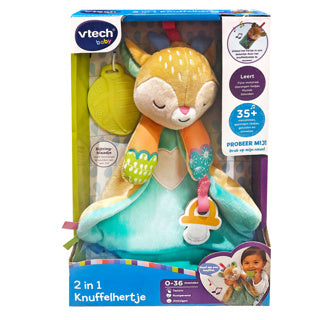 Vtech baby peluche 2en1 cerf + lumière et son