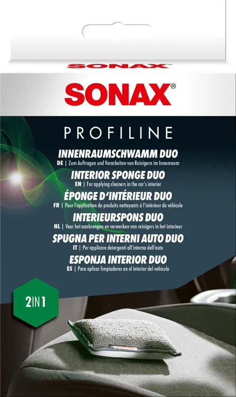 Sonax duo d'éponges de nettoyage duo d'éponges d'intérieur