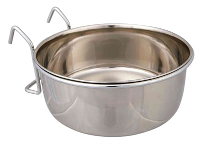 Trixie Food Bowl con supporto per appendere in acciaio inossidabile