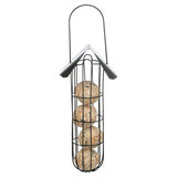 Porte-ampoule Trixie Mezen avec toit 4 boules de noir en métal