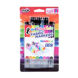 Tulipe • marqueurs textiles aquarelle arc-en-ciel 8pcs.