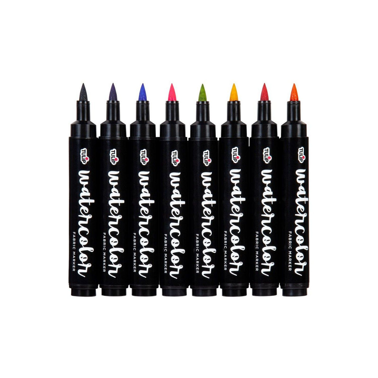 Tulipe • marqueurs textiles aquarelle arc-en-ciel 8pcs.