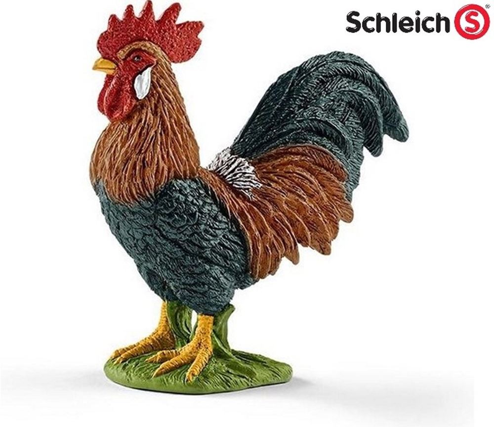 Coq du monde agricole Schleich. 5.5x6 cm. 3+