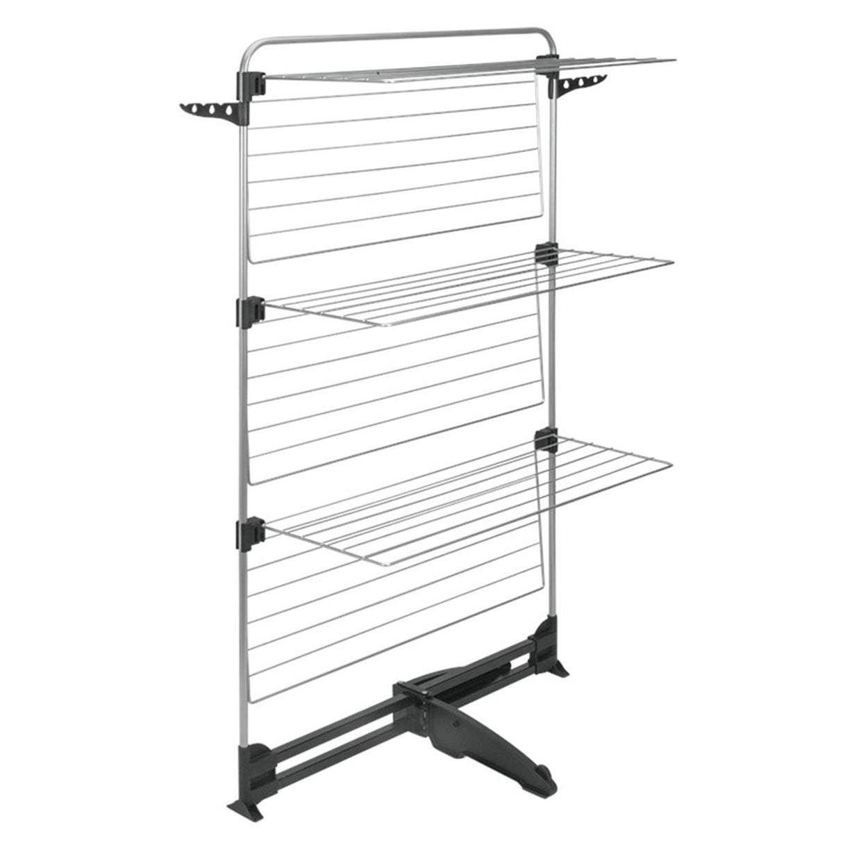 Metaltex Metaltex Storm Etendoir 34 m Ressort de séchage Argent Noir