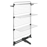 Metaltex Metaltex Storm Etendoir 34 m Ressort de séchage Argent Noir