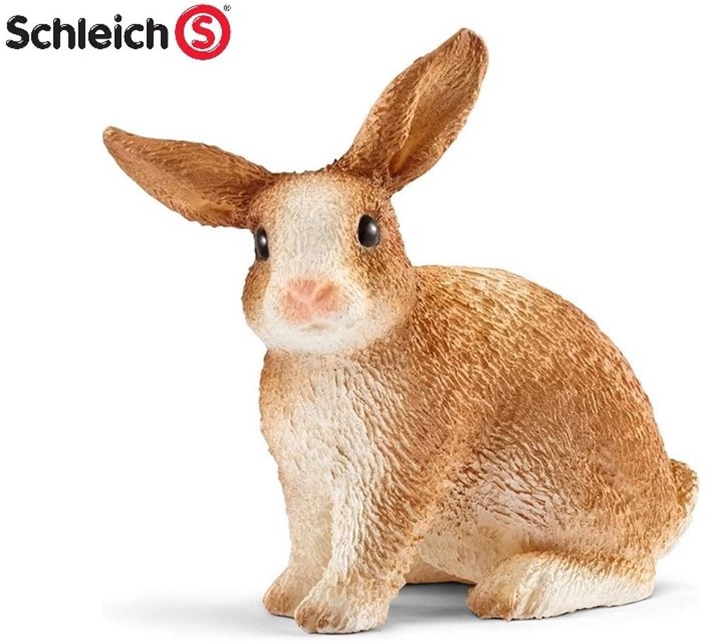 Lapin du monde de la ferme Schleich. 4x4cm. 3+