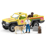 Visite vétérinaire de Schleich Farm World à la ferme