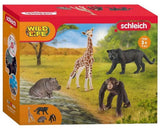 Schleich vie sauvage, pack de 4. 15x19 cm. 3+