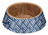 Tarhong s hrano Bowl Dog oasis melamine indigo modra