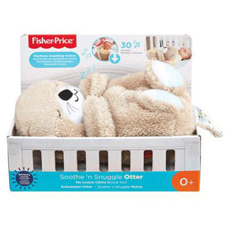 Fisher-price loutre du coucher 30 cm - jouet bébé - 0 à 6 mois - peluche