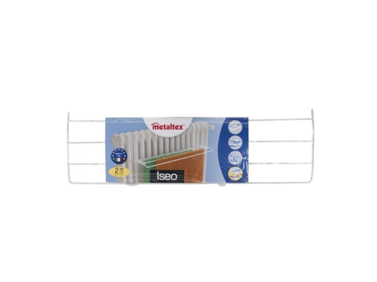 Metaltex iseo radiateur étendoir 58x17 cm 2 m étendoir blanc