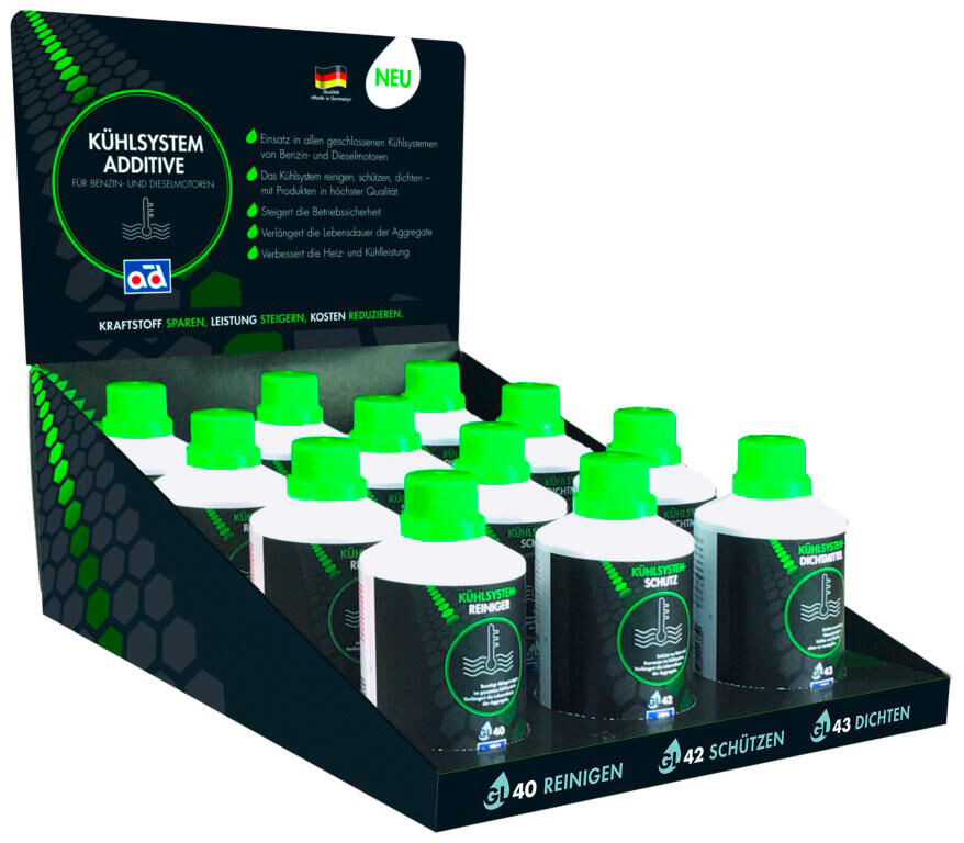 Ad set additifs gl chimie système de refroidissement gl système de refroidissement affichage 4x gl40 gl42 gl43