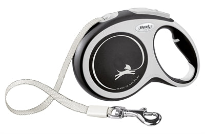 Flexi ligne rétractable nouveau ruban confort noir