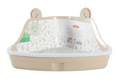 Zolux WC d'angle rongeur beige