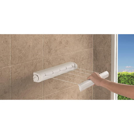 Ligne de séchage à rouleaux Metaltex tomado portofino 21m blanc