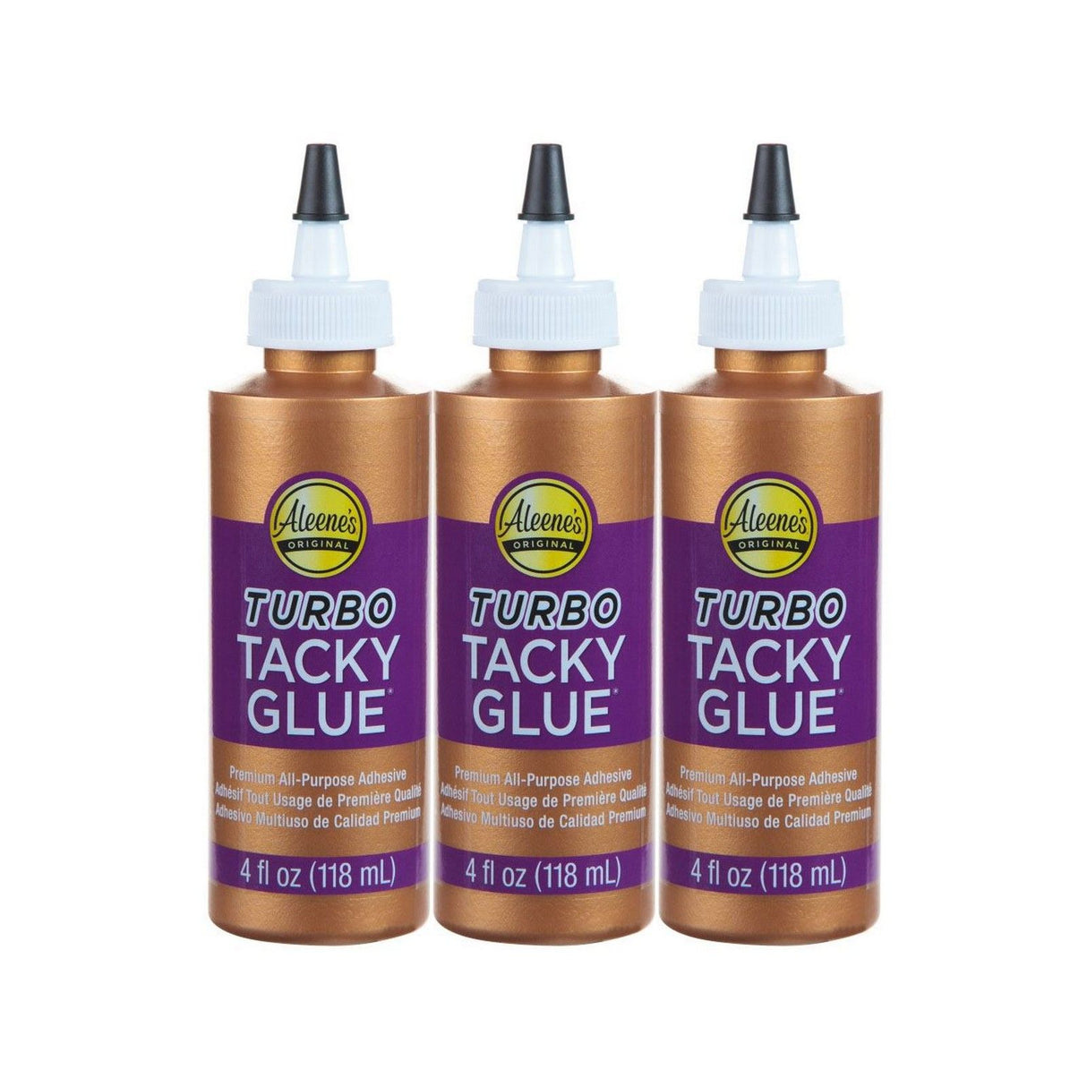 Aleene's • flacon de colle turbo collant 118ml 3pcs.