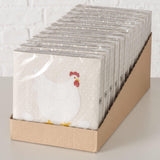 Boltze home serviettes poulet 16,5x3cm