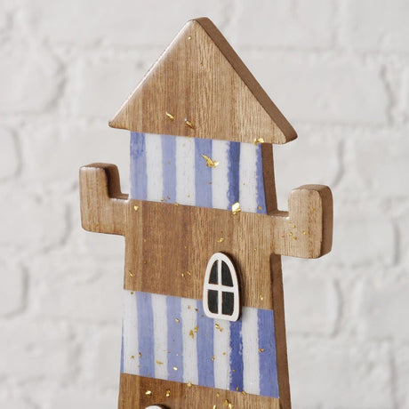 Phare déco maison Boltze 12x5x31cm