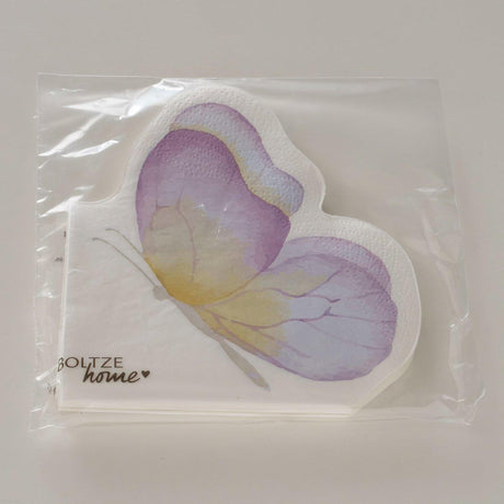 Boltze home serviettes papillon 16x15cm