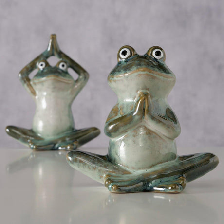 Boltze maison figurine steffo grenouille h14cm
