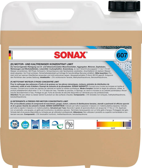 Sonax nettoyant à froid limite nettoyant à froid 10 litres.