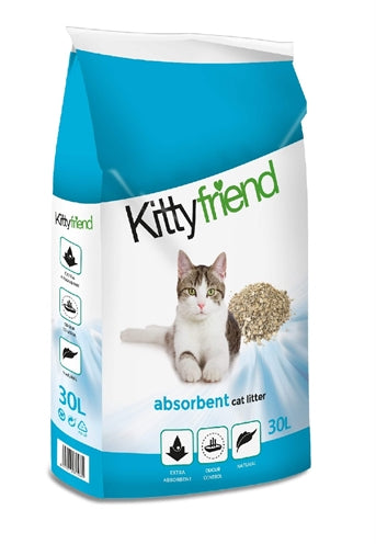 Litière absorbante pour chat Kitty Friends